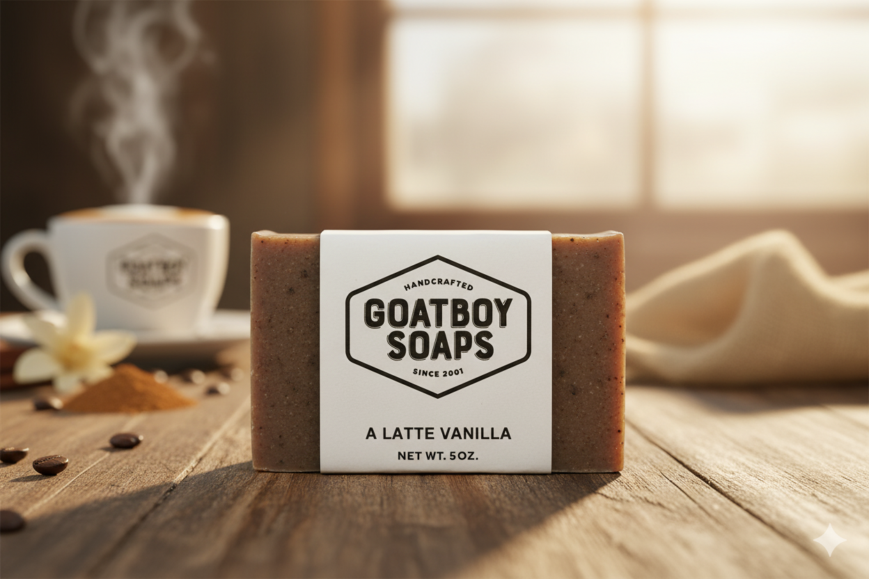 A LATTE VANILA orgranic soap