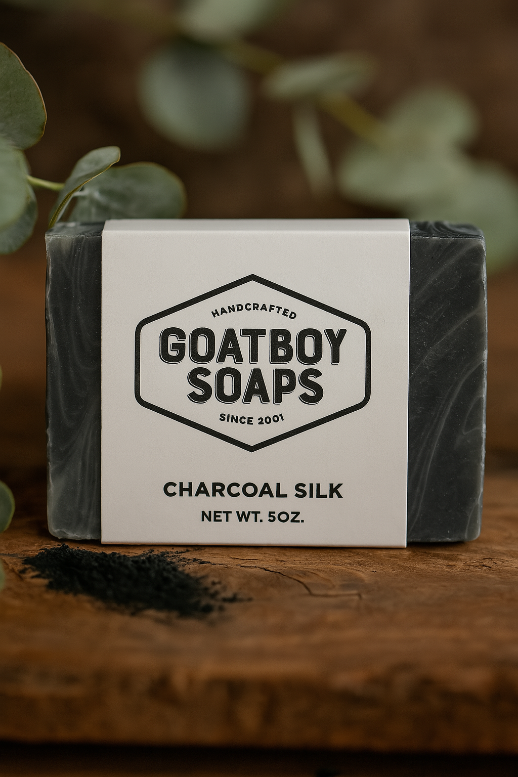 CHARCOAL SILK orgranic soap